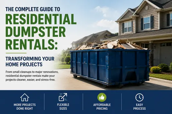 The Complete Guide to Residential Dumpster Rentals: Transforming Your Home Projects