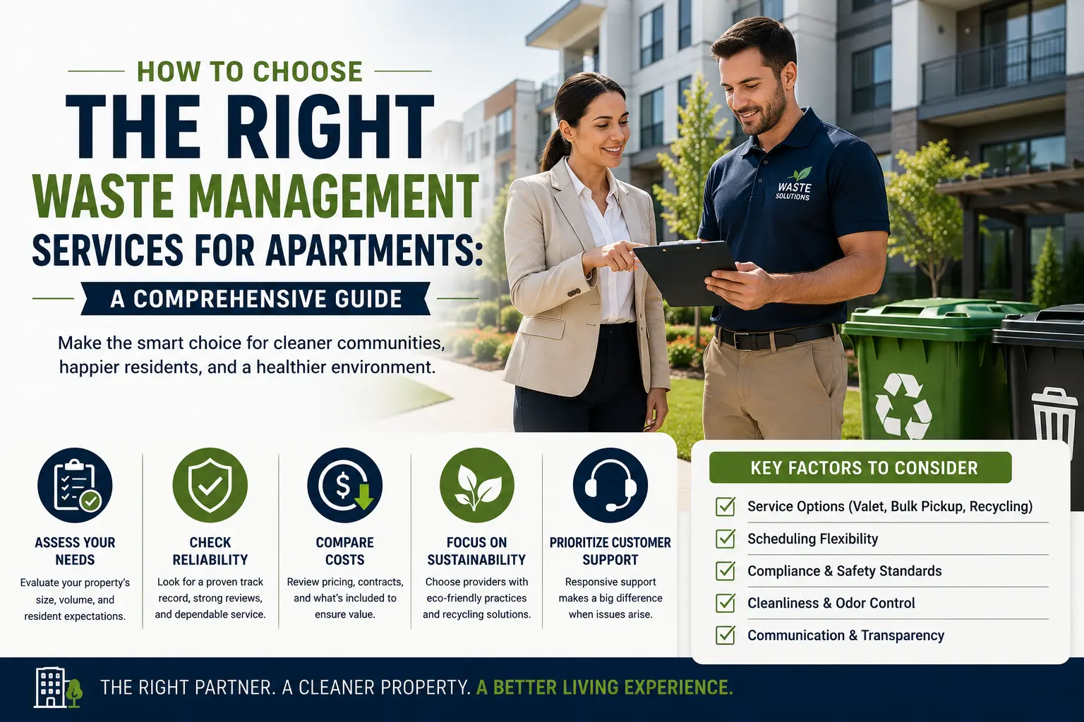 How to Choose the Right Waste Management Services for Apartments: A Comprehensive Guide