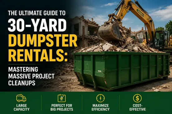 The Ultimate Guide to 30-Yard Dumpster Rentals: Mastering Massive Project Cleanups