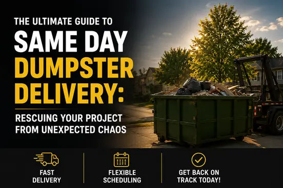 The Ultimate Guide to Same Day Dumpster Delivery: Rescuing Your Project from Unexpected Chaos